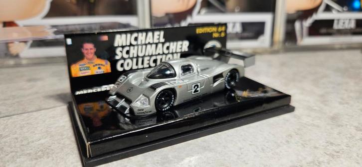 1:64 Mercedes-Benz C291 M. Schumacher minichamps, Hobby en Vrije tijd, Modelauto's | Overige schalen, Nieuw, Auto, Ophalen of Verzenden