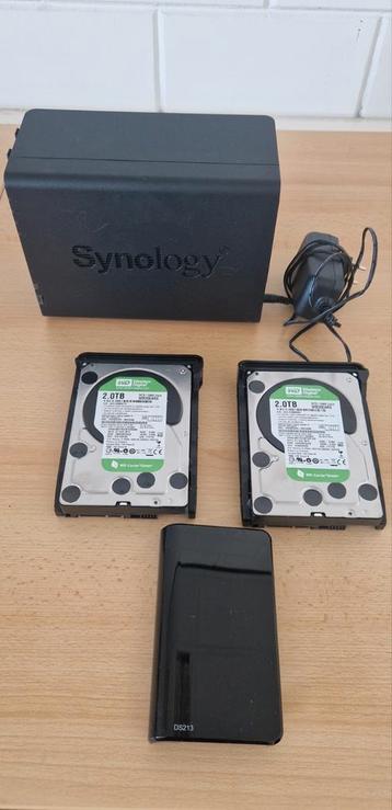 Synology NAS (DS213) incl 2x 2TB schijven beschikbaar voor biedingen