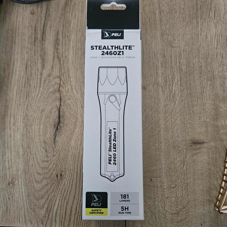 Atex Peli Stealthlite 2460Z1 Zaklamp - Nieuw in doos!, Doe-het-zelf en Verbouw, Overige Doe-het-zelf en Verbouw, Nieuw, Ophalen of Verzenden