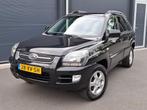 Kia Sportage 2.0 CVVT Adventure 4X4 4WD 2007 5D Zwart, Auto's, Kia, Stof, Zwart, 4 cilinders, Zwart