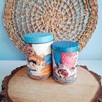 2 nestblikjes met honden en poezen, Verzamelen, Blikken, Ophalen of Verzenden, Zo goed als nieuw