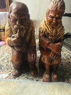 2 oude boekensteunen gips met mooie details, Ophalen, Gebruikt