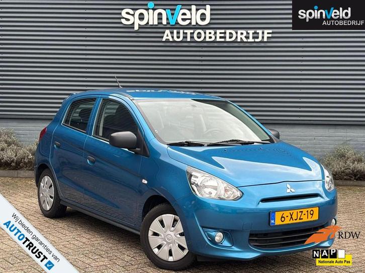 Mitsubishi Space Star 1.0 Inform BJ`14 NAP NL Airco Elekpakk, Auto's, Mitsubishi, Bedrijf, Te koop, Space Star, ABS, Airbags, Airconditioning