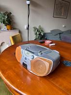 Philips AZ1008 CD Radio Cassette Recorder, Ophalen, Gebruikt, Radio, Met cd-speler