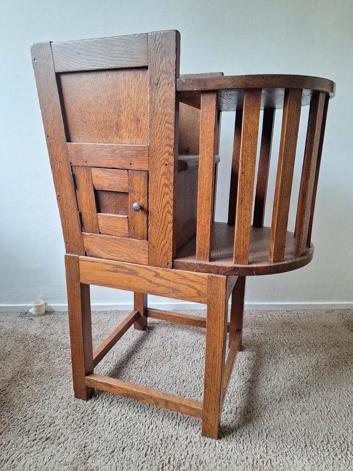 Antieke Postoel met Opbergruimte, Antiek en Kunst, Antiek | Meubels | Stoelen en Banken, Ophalen