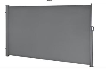 Uittrekbaar Windscherm / Zijluifel 300x160 cm zwart beschikbaar voor biedingen