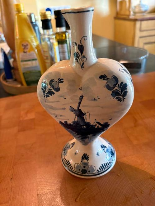 Uniek gesigneerde Delfts Blauwe Vaas, Antiek en Kunst, Antiek | Vazen, Ophalen of Verzenden