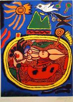 Guillaume Corneille (1922) Kleur Litho "Huit Chats " Ges Gen, Ophalen of Verzenden