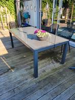 Mooie tuintafel met granieten blad, Tuin en Terras, Tuintafels, Ophalen, Gebruikt, Rechthoekig