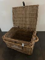 Riviera Maison mand - 45x35x27 cm, Ophalen of Verzenden, Zo goed als nieuw, Rechthoekig, Riet