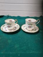 kop en schotel heren en dames priory dale, Antiek en Kunst, Antiek | Servies los, Ophalen of Verzenden