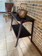 Vintage bijzettafel, Huis en Inrichting, Tafels | Sidetables, Ophalen, 50 tot 100 cm, Rond, Zo goed als nieuw