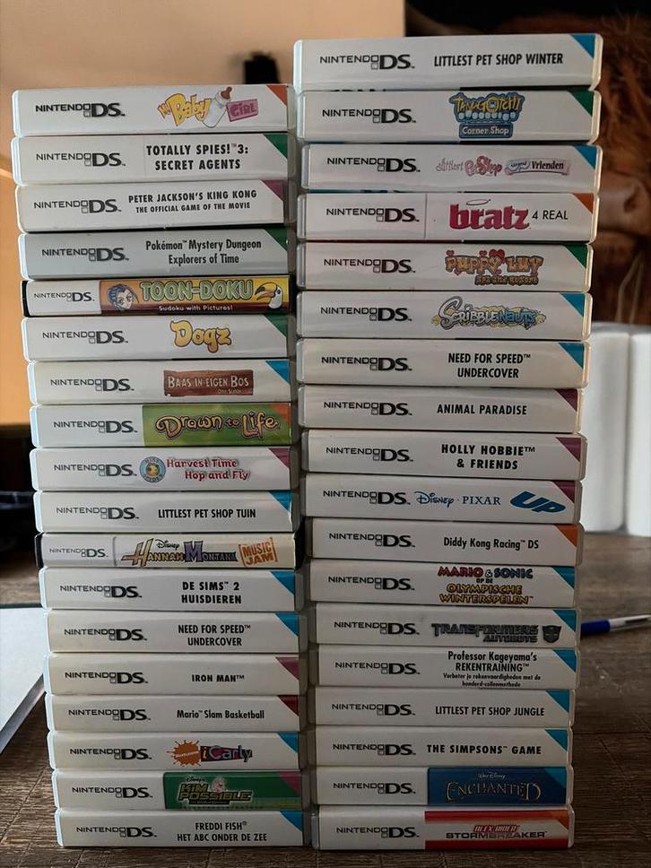 36 Nintendo DS Games, Spelcomputers en Games, Games | Overige, Gebruikt, Avontuur en Actie, 1 speler, Vanaf 3 jaar, Ophalen