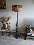 vintage   staande schemer lamp (hout), Vintage, Ophalen of Verzenden, Zo goed als nieuw, 75 cm of meer