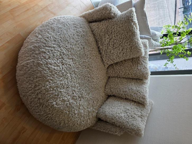 Passe Partout Pastille XL– Doodle uitvoering – showroommodel, Huis en Inrichting, Fauteuils, Zo goed als nieuw, Stof, 100 tot 125 cm