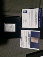 Koning willem alex ander postzegel in het zilver, Ophalen of Verzenden, DDR