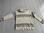 Beige noorse gebreide Trui met Knoopjes - maat L coltrui M, Beige, Maat 42/44 (L), Ophalen of Verzenden, Zo goed als nieuw