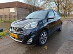 Nissan Micra 1.2 59KW 5DR 2015 Zwart, Auto's, Nissan, Voorwielaandrijving, Stof, 1198 cc, Zwart
