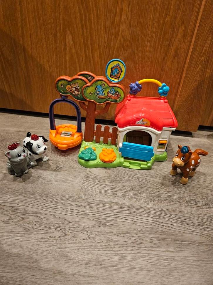 V-tech speelgoed zoef zoef dieren, Kinderen en Baby's, Speelgoed | Vtech, Zo goed als nieuw, 6 maanden tot 2 jaar, Ophalen of Verzenden