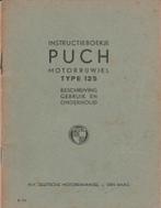 Puch 125 cc handleiding 1941 - 1942, Motoren, Handleidingen en Instructieboekjes, Verzenden, Overige merken