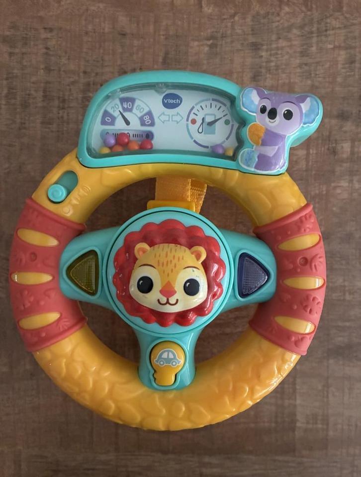 Vtech Toeter & Draai Stuurtje met licht en geluid. PRIMA., Kinderen en Baby's, Speelgoed | Vtech, Gebruikt, 6 maanden tot 2 jaar