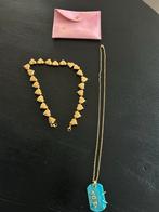 Juli Dans Ketting Set - Hartjes & Hanger, Ophalen, Nieuw, Goud, Overige materialen