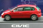 HONDA CIVIC 2002 EBBRO ROOD 1/43 MINT EN BOXED, Ophalen of Verzenden, Nieuw, Auto, Overige merken