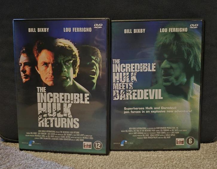 The Incredible Hulk Returns & Meets Daredevil (bixby / 80's), Cd's en Dvd's, Dvd's | Science Fiction en Fantasy, Zo goed als nieuw