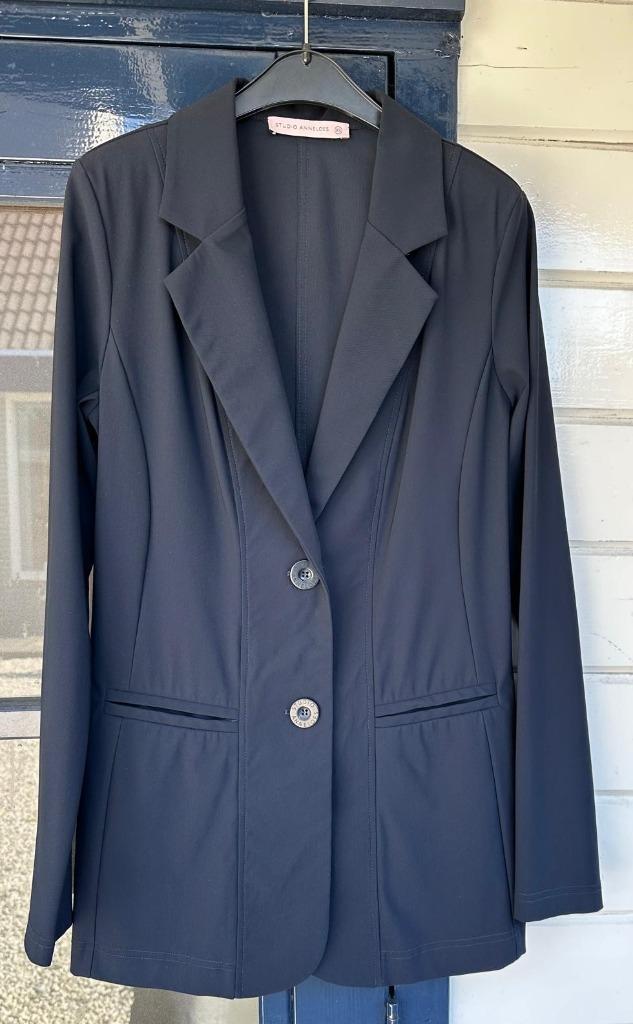 Studio Anneloes blazer maat XS, Kleding | Dames, Jasjes, Kostuums en Pakken, Zo goed als nieuw, Maat 34 (XS) of kleiner, Blauw