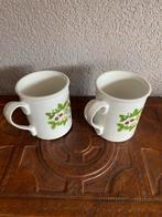 2 Portmeirion Summer Strawberries bekers, Gebruikt, Ophalen of Verzenden, Overige stijlen, Kop(pen) en/of Schotel(s)