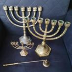 Vintage 4 delig van brons of koper , messing, Verzenden, Brons