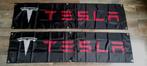 Tesla banner 46x180cm vlag, Nieuw, Ophalen of Verzenden