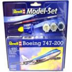 Boeing 747-200 KLM Bouwdoos 1:450 Revell incl. lijm en verf, Hobby en Vrije tijd, Modelbouw | Vliegtuigen en Helikopters, Nieuw