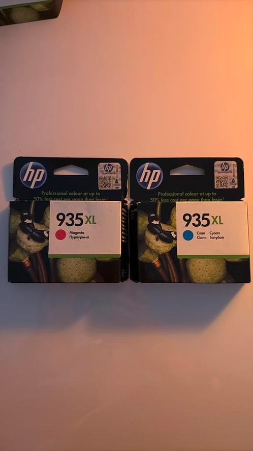 HP 935XL Magenta & Cyaan - Nieuw, Computers en Software, Printerbenodigdheden, Nieuw, Cartridge, Ophalen of Verzenden