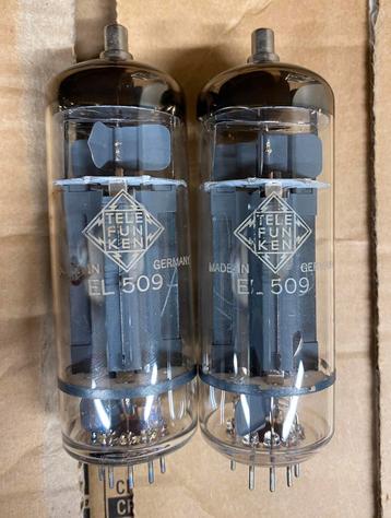 EL509 Telefunken buizen paartje nos beschikbaar voor biedingen
