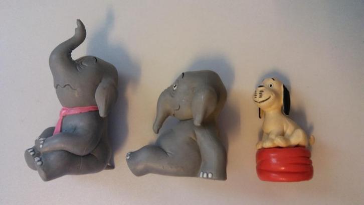 Wum und Wendelin Loriot figuren set Duitse serie reclame, Verzamelen, Poppetjes en Figuurtjes, Gebruikt, Ophalen of Verzenden