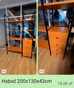 Boekenkast buro kasten kantoor kasten
Met 4 laden., Ophalen
