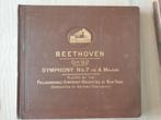 Beethoven vinyl vintage symphony 7 en 9, Orkest of Ballet, Gebruikt, Ophalen of Verzenden, Classicisme