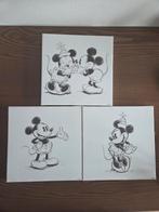 3x mickey mouse disney canvas, Ophalen of Verzenden, Mickey Mouse