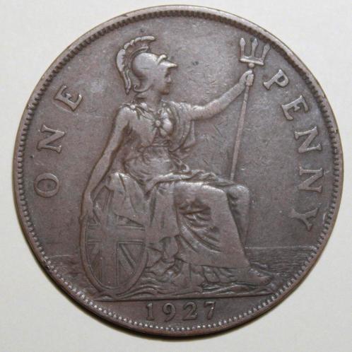 Verenigd Koninkrijk 1 Penny 1927 - KM#826, Postzegels en Munten, Munten | Europa | Niet-Euromunten, Losse munt, Overige landen