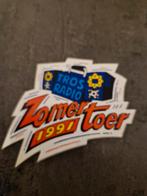 3338 TROS Radio Zomertoer 1991 Sticker, Ophalen of Verzenden, Gebruikt, Film, Tv of Omroep