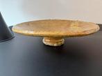 Marokkaanse tamegroute schaal op voet XL, Ophalen of Verzenden, Zo goed als nieuw, Rond, Glas