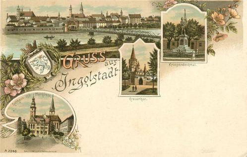 (379-164-039) Ingolstadt Litho, Verzamelen, Ansichtkaarten | Buitenland, Duitsland, Verzenden