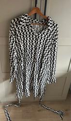 Zwart-wit H&M jurk maat 3XL, Ophalen of Verzenden, Zo goed als nieuw, Maat 46/48 (XL) of groter, Zwart