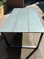 Nette tuintafel, Ophalen, Zo goed als nieuw, Rechthoekig, Aluminium