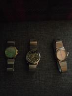 5 x herenhorloges, Sieraden, Tassen en Uiterlijk, Horloges | Heren, Staal, Gebruikt, Staal, Polshorloge