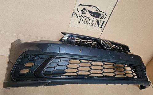 Voorbumper VW Polo 2G Facelift GTI 6xPDC ORGINEEL bj.2022, Auto-onderdelen, Carrosserie en Plaatwerk, Bumper, Voor, Gebruikt, Herkomst onderdeel bekend