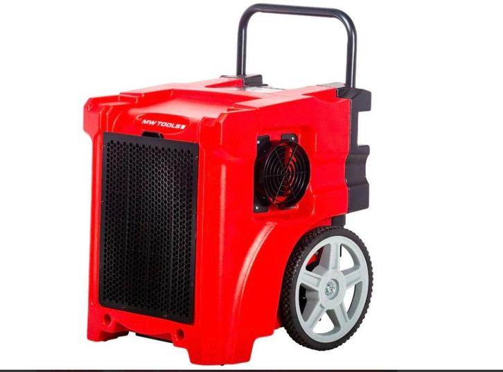 TE HUUR in Ede: Bouwdroger 50L/dag met afvoerpomp – Huren, Doe-het-zelf en Verbouw, Ventilatie en Afzuiging, Zo goed als nieuw