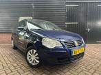 Volkswagen Polo 1.4 55KW 2006 Blauw Airco!! Nap!!, Voorwielaandrijving, 74 pk, Zwart, Blauw