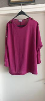 Janina Curved Top - Maat 50, Paars, Maat 46/48 (XL) of groter, Ophalen of Verzenden, Zo goed als nieuw